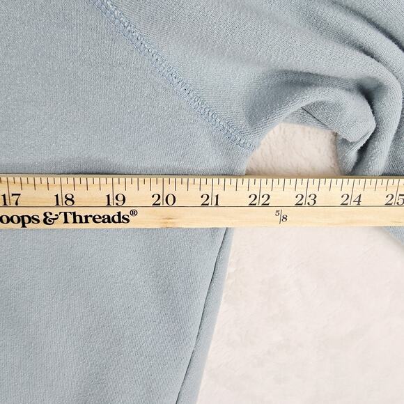 Ragdoll Los Angeles Sweatshirt Womens Medium Sage Green LA Embroidered - Picture 15 of 16